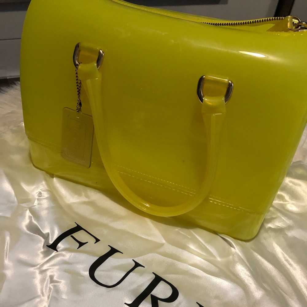 Furla Candy Bag-Lime green